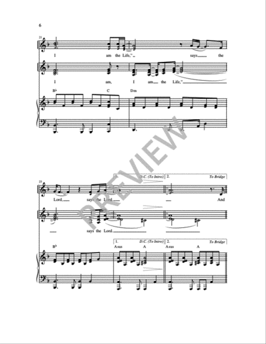 I Am the Way 3-Part scores gallery preview page 6