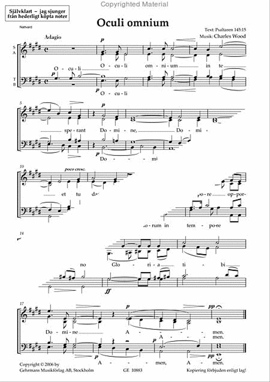 Oculi omnium Oculi omnium 4-Part scores gallery preview page 2