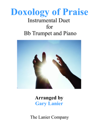 Book cover for DOXOLOGY of PRAISE (Duet – Bb Trumpet & Piano with Parts)