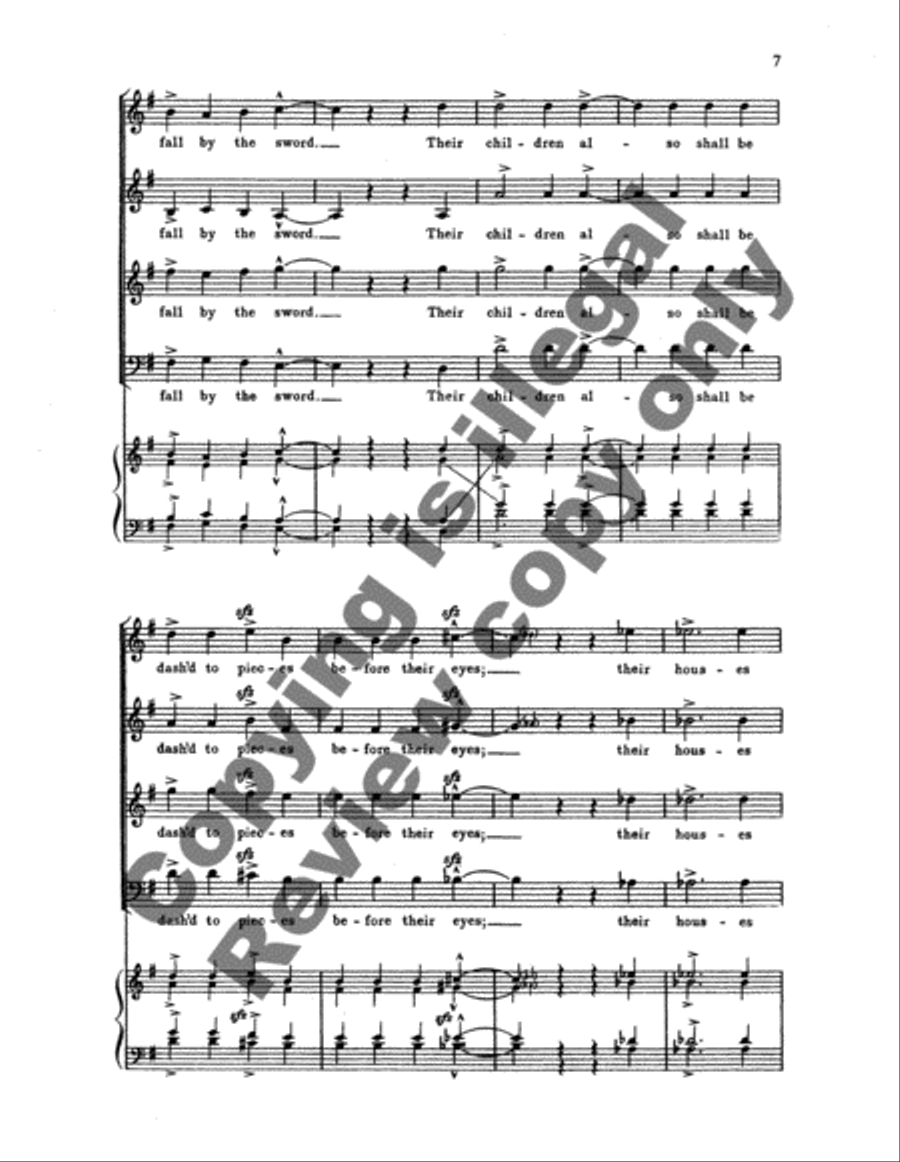 The Noise of the Multitude 4-Part scores gallery preview page 6