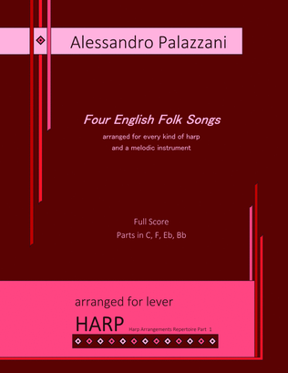 Book cover for Four English Folk Songs