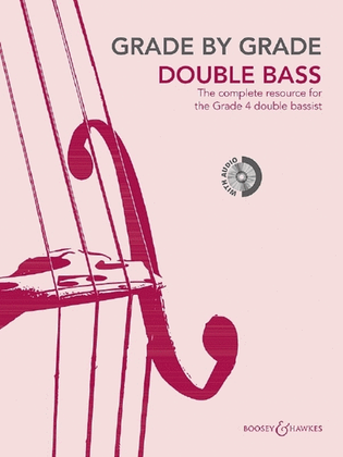 Book cover for Grade By Grade Double Bass Grade 4 Book/CD