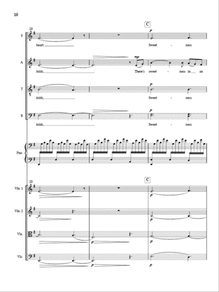 The Rose (Full Score and Instrumental Parts) Divisi scores gallery preview page 9
