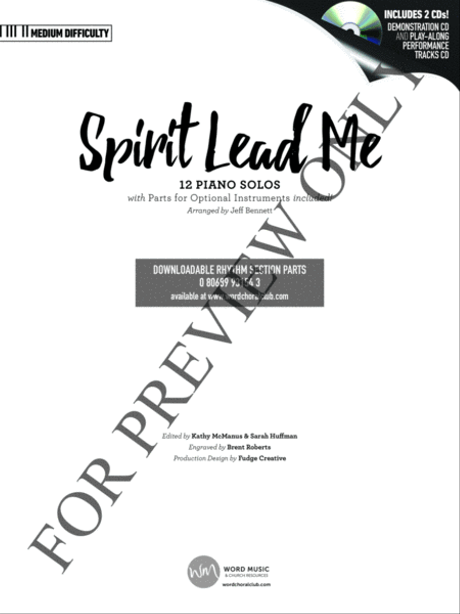 Spirit Lead Me - Piano Folio Piano Solo scores gallery preview page 4
