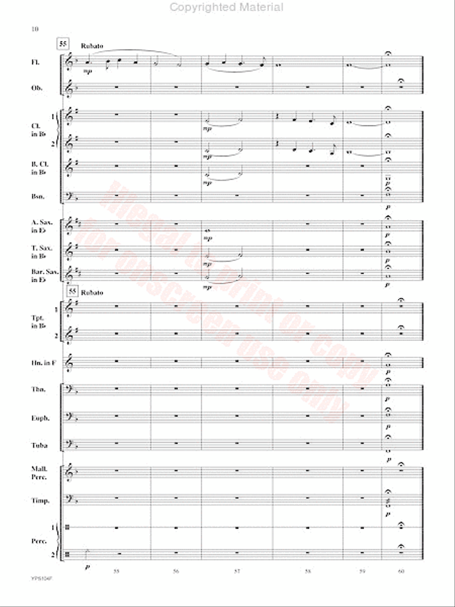 Angels in the Bleak Midwinter Concert Band scores gallery preview page 11