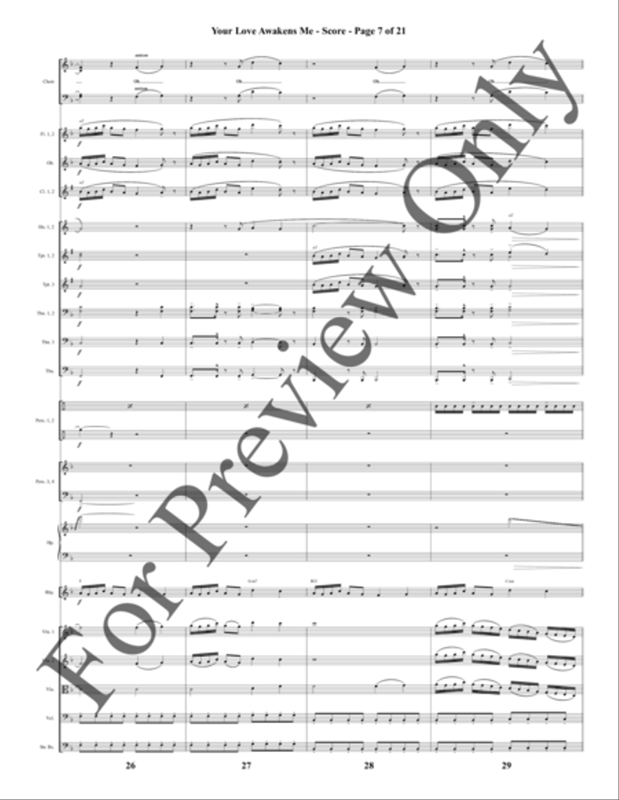 Road to Calvary - Orchestration by Daniel Semsen Choir - Sheet Music page 8