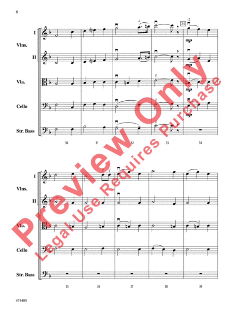 A Ralph Vaughan Williams Portrait String Orchestra scores gallery preview page 7