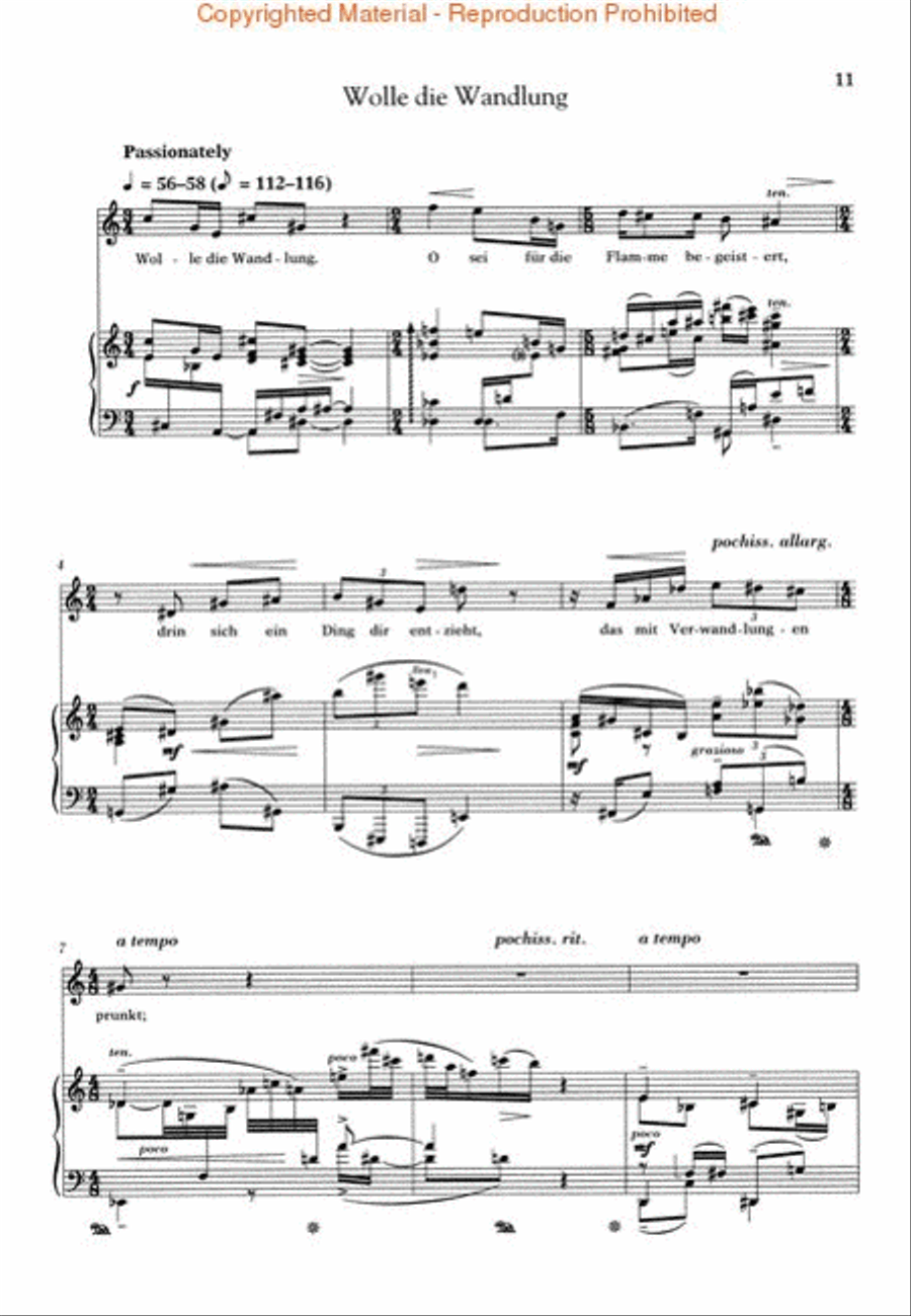 Rilke Songs Mezzo-Soprano Voice scores gallery preview page 4