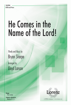 Book cover for He Comes in the Name of the Lord!