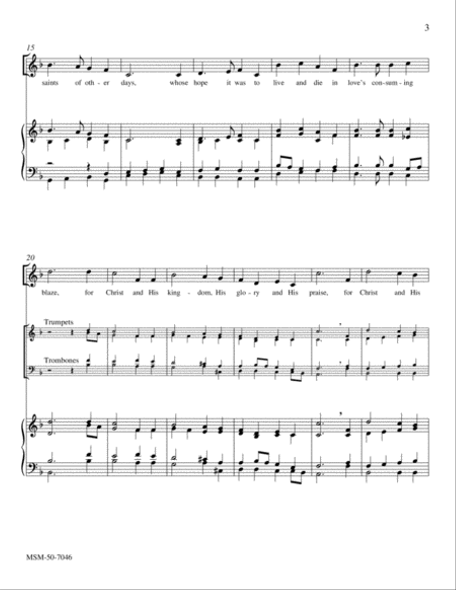 Give Thanks to God on High Choir scores gallery preview page 3
