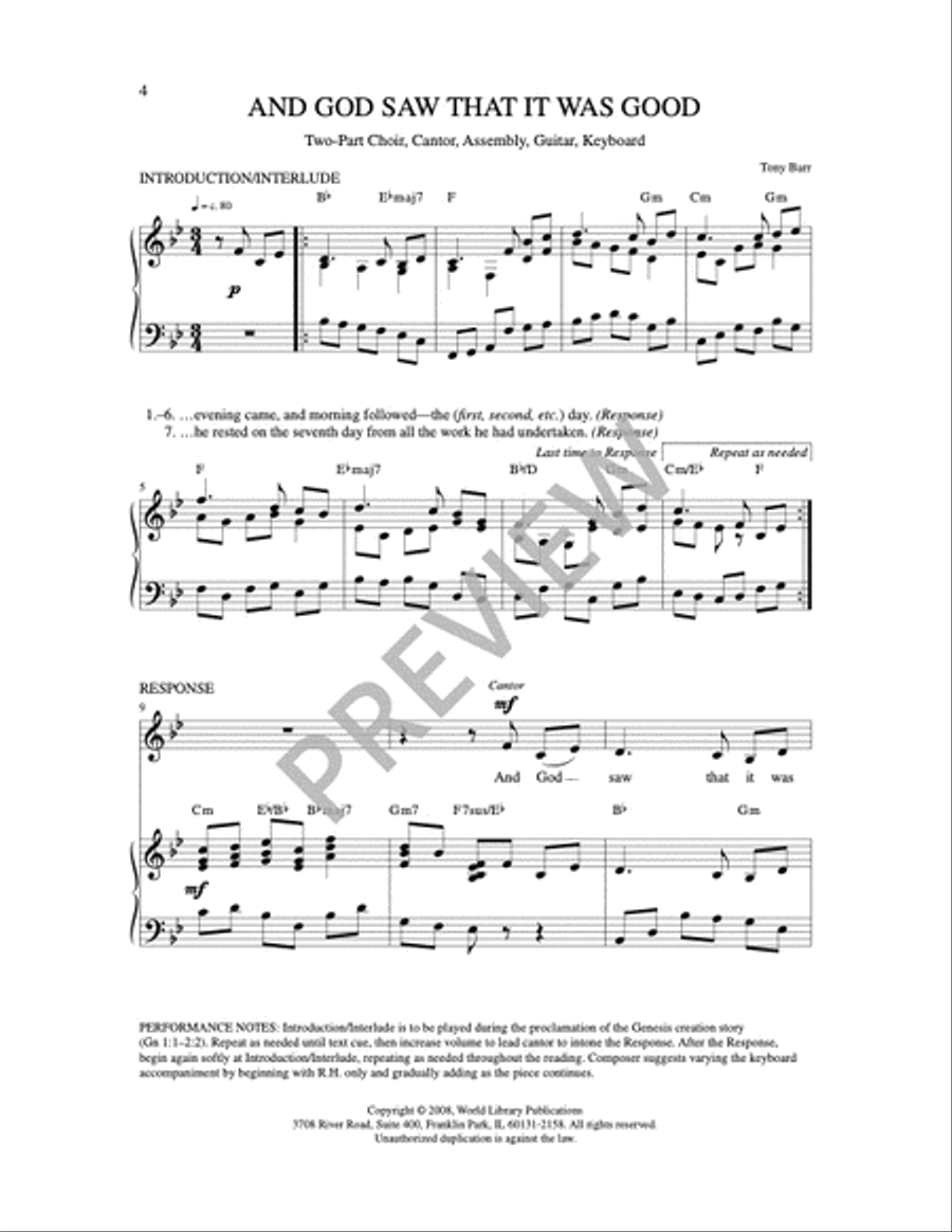 Three Paschal Responses 2-Part scores gallery preview page 4