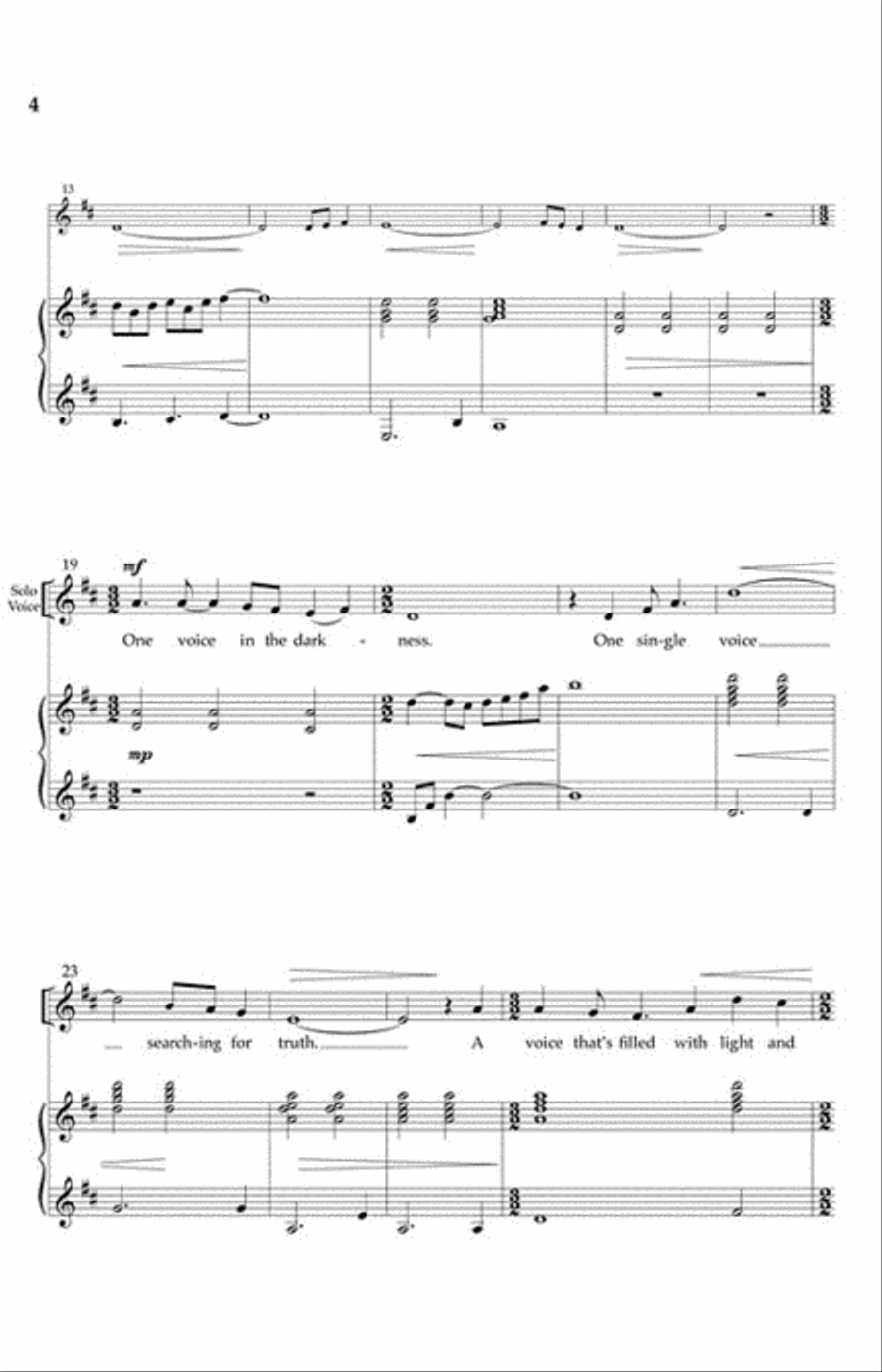 One Voice SSA scores gallery preview page 3