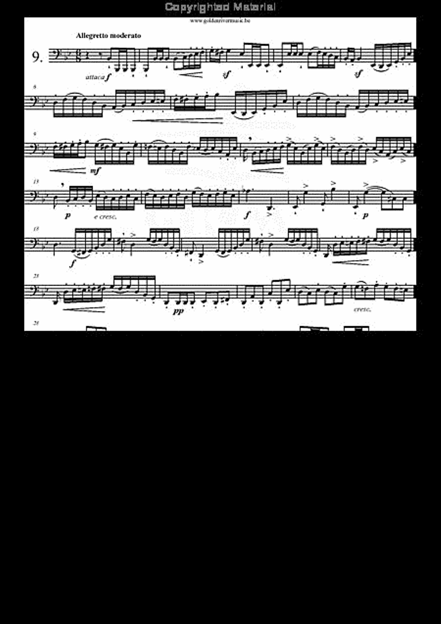 12 Etudes Tuba scores gallery preview page 10