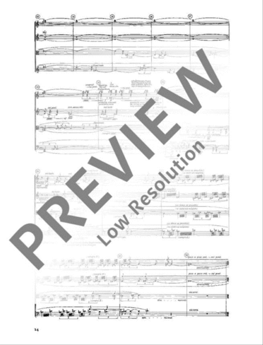 String quartet No. 2 String Quartet scores gallery preview page 15