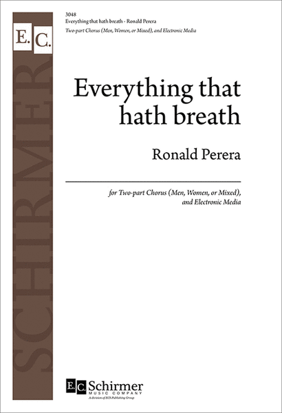 Everything That Hath Breath (Choral Score) image number null