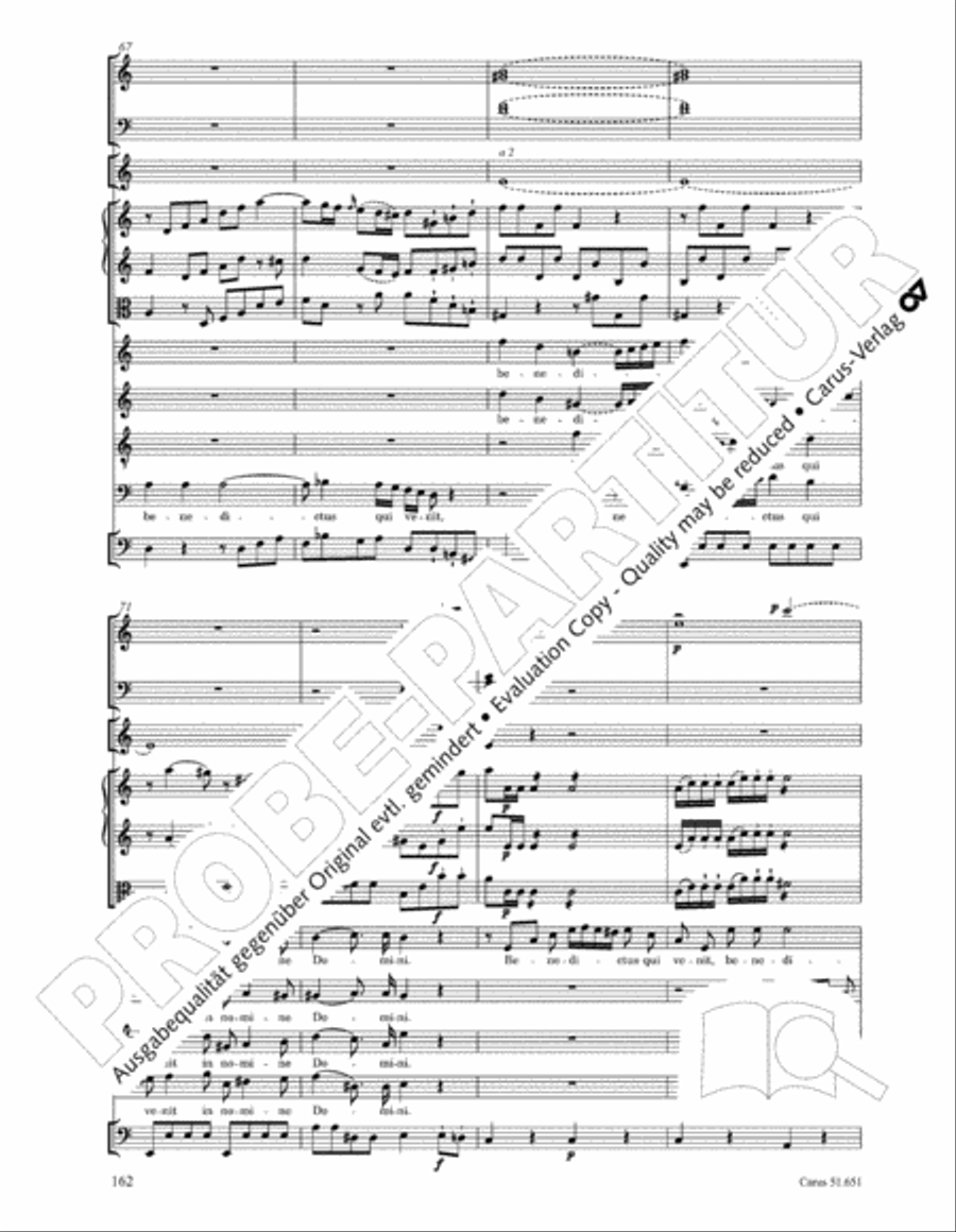 C Minor Mass, K. 427 (Missa in c KV 427) 4-Part scores gallery preview page 178