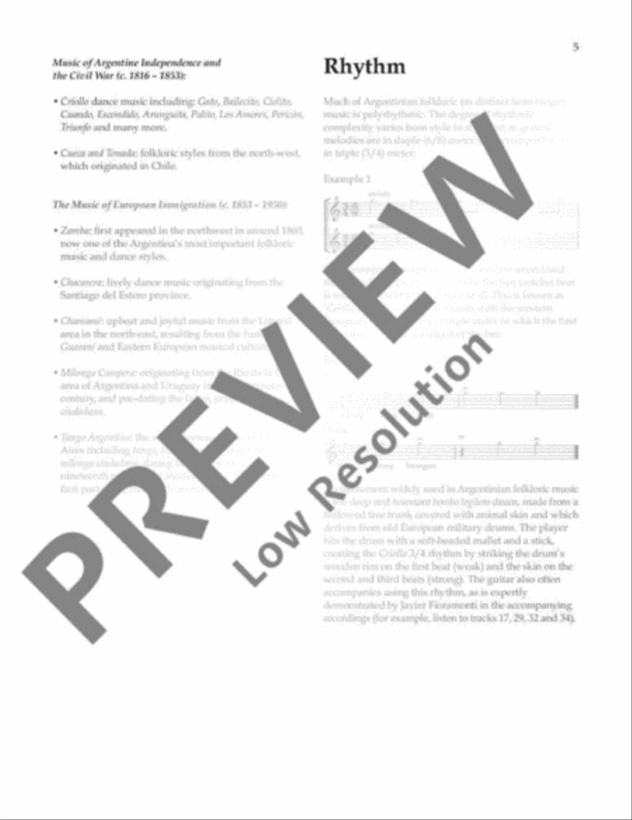 Argentinian Tango and Folk Tunes for Flute Flute Solo scores gallery preview page 6