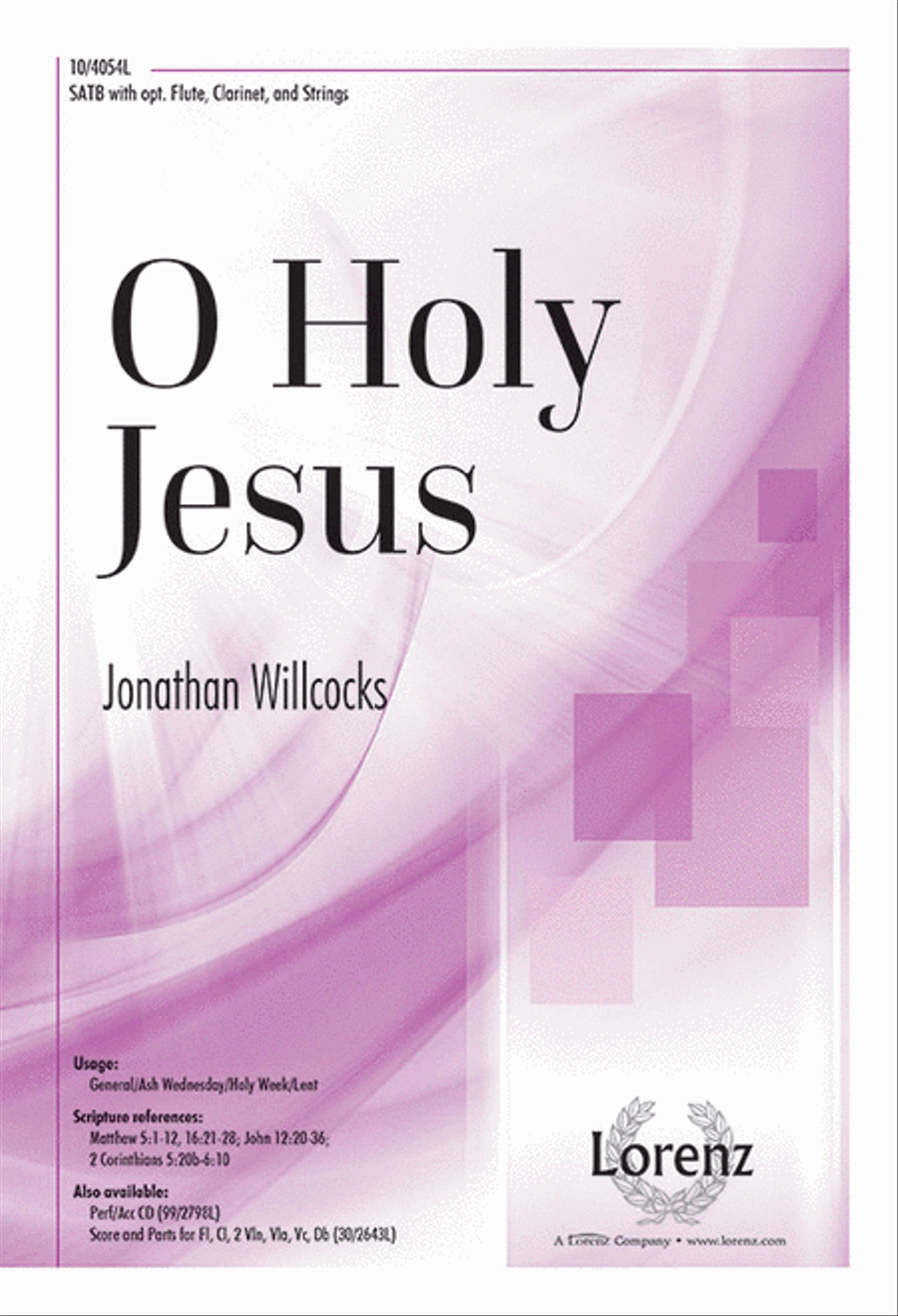 O Holy Jesus O Holy Jesus 4-Part scores gallery preview page 1