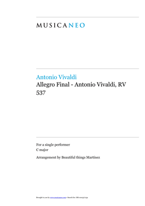 Allegro Final-Antonio Vivaldi Rv 537