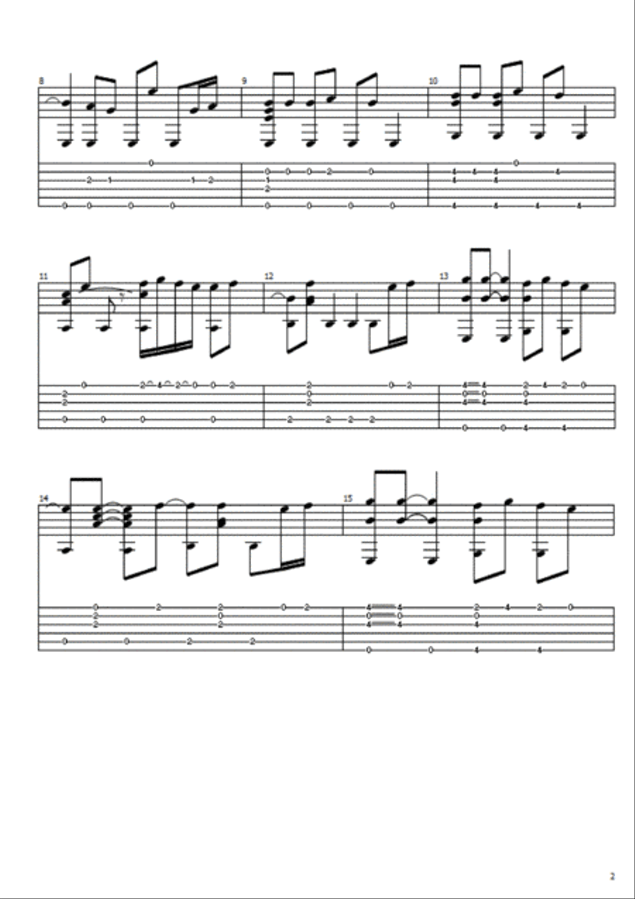 Ol' 55 Ol' 55 Guitar Tablature scores gallery preview page 2