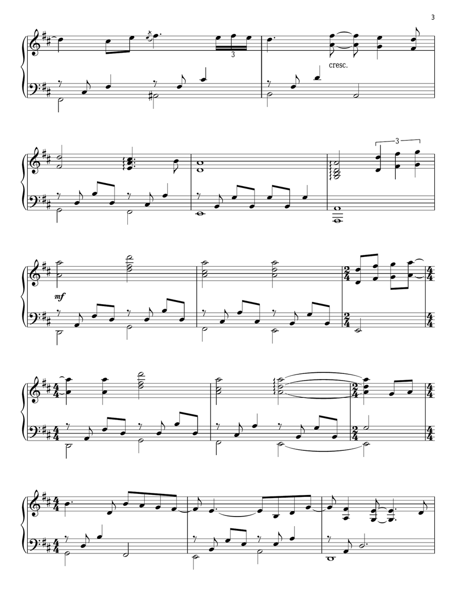 Turn! Turn! Turn! (To Everything There Is A Season) Piano Solo scores gallery preview page 3