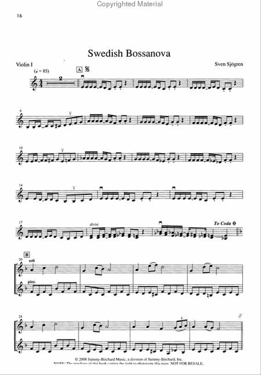 Swedish Swing Violin scores gallery preview page 4