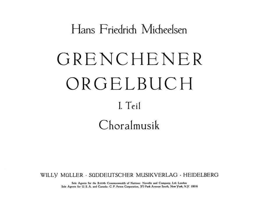 Grenchener Orgelbuch I (1965)