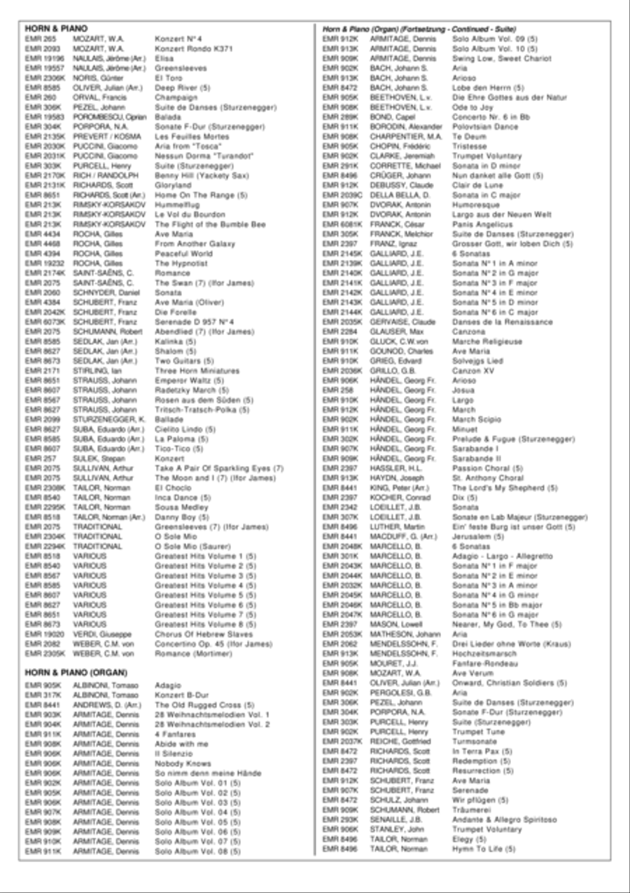 Symphony 40 Horn scores gallery preview page 6