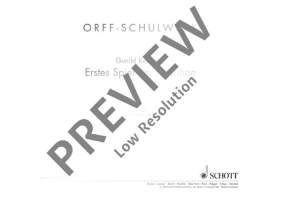 Erstes Spiel am Xylophon Percussion scores gallery preview page 2