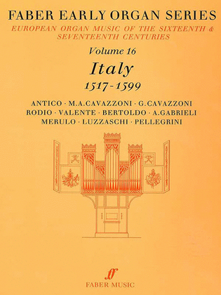 Book cover for Faber Early Organ, Volume 16