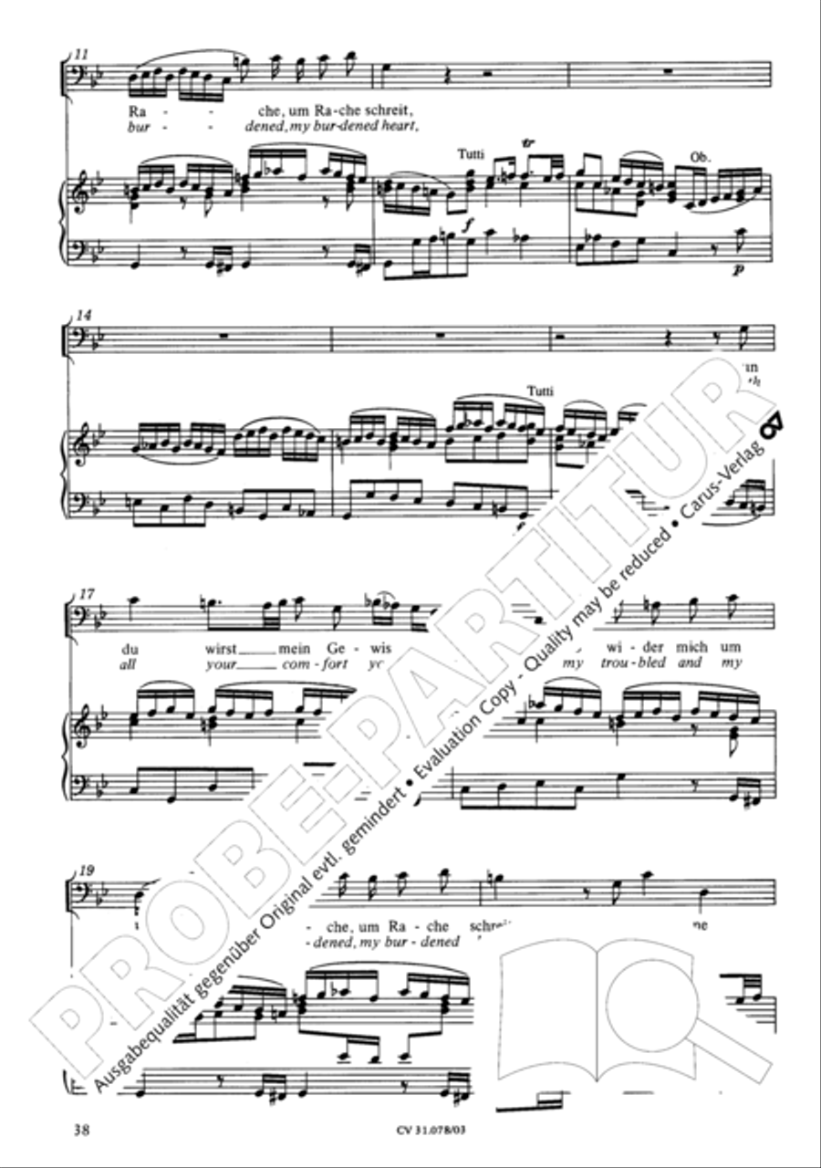 Jesus, you have freed my spirit (Jesu, der du meine Seele) 4-Part scores gallery preview page 39
