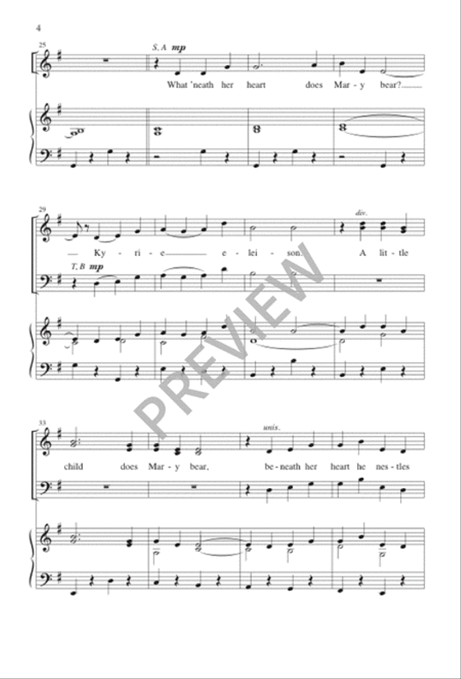 Maria Walks amid the Thorn 4-Part scores gallery preview page 5