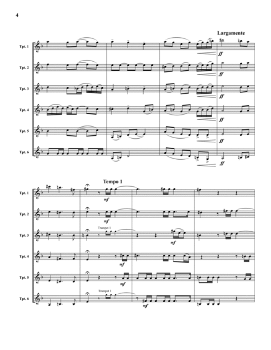 Canadian Fanfare Large Ensemble scores gallery preview page 4