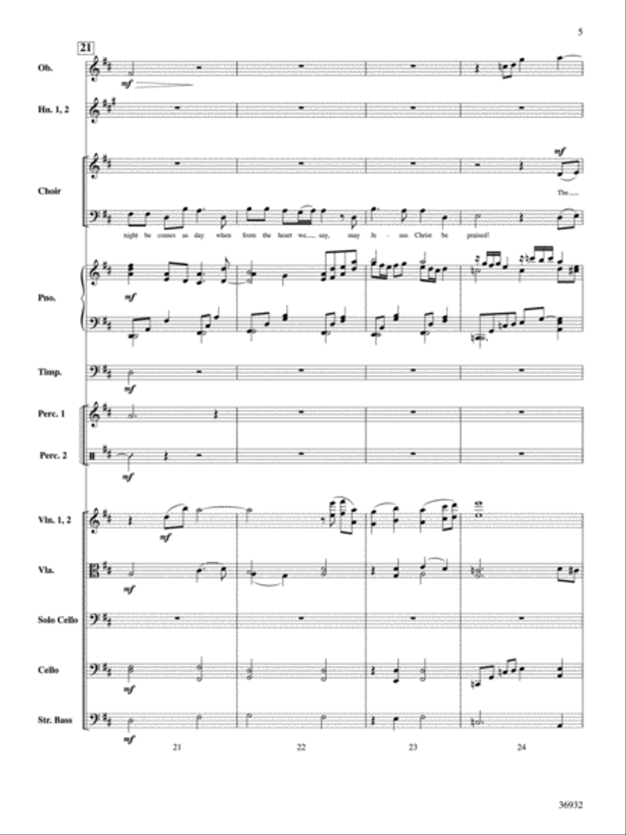 Christ Be Praised Choir scores gallery preview page 6