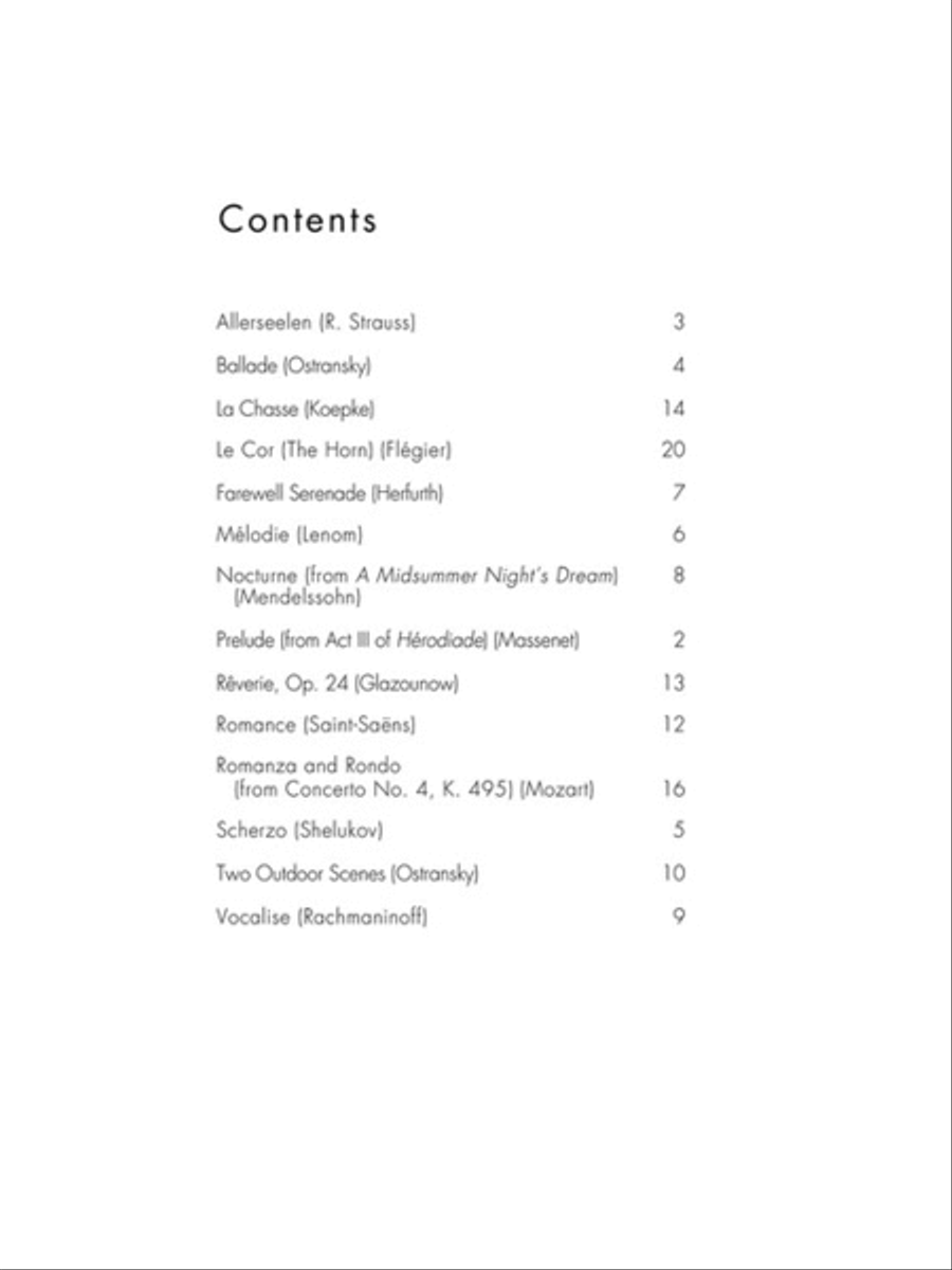 Concert and Contest Collection for French Horn Concert Band Methods scores gallery preview page 2