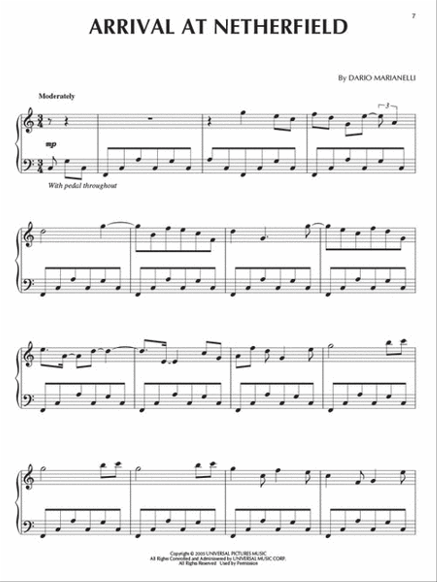 Pride & Prejudice Piano Solo scores gallery preview page 4