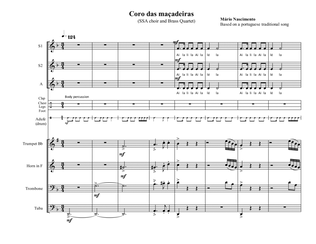 Coro das Maçadeiras - Brass Quartet score and parts