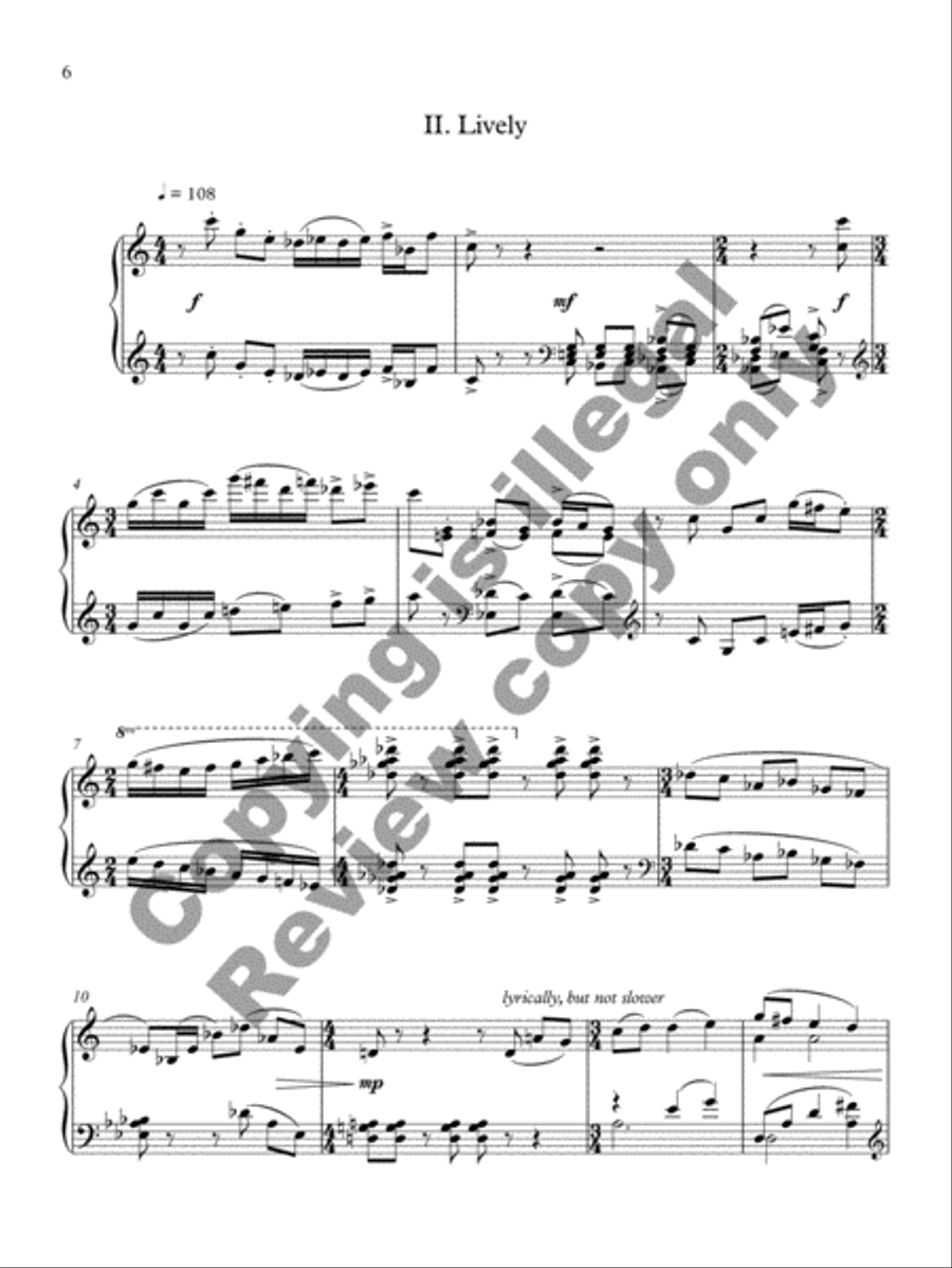 Lagniappe Piano scores gallery preview page 5