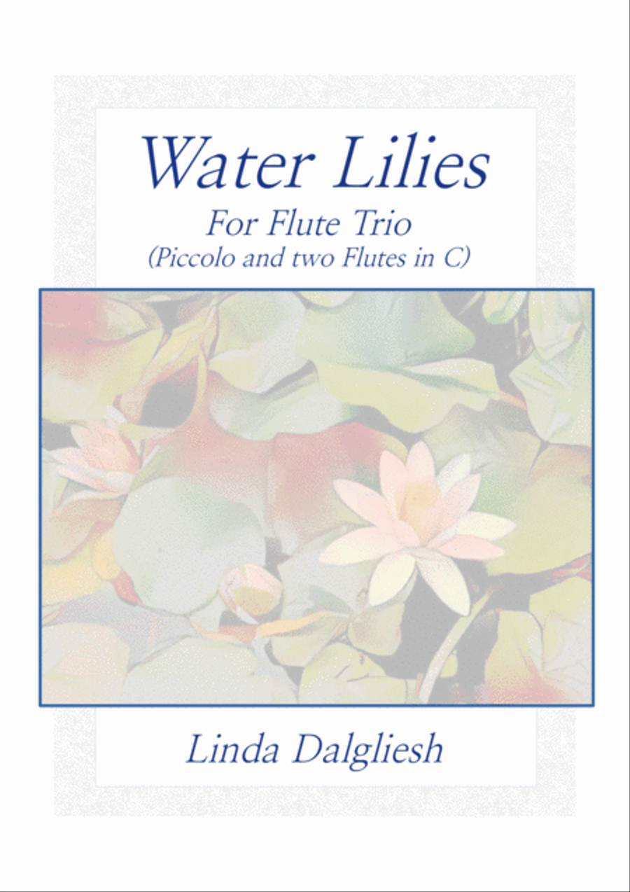 Water Lilies - Flute Trio (Piccolo & two Flutes in C) Flute Trio scores gallery preview page 1