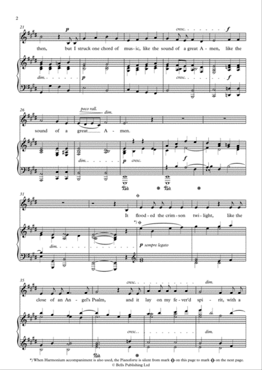 The Lost Chord (E Major) The Lost Chord (E Major) Voice Solo scores gallery preview page 2