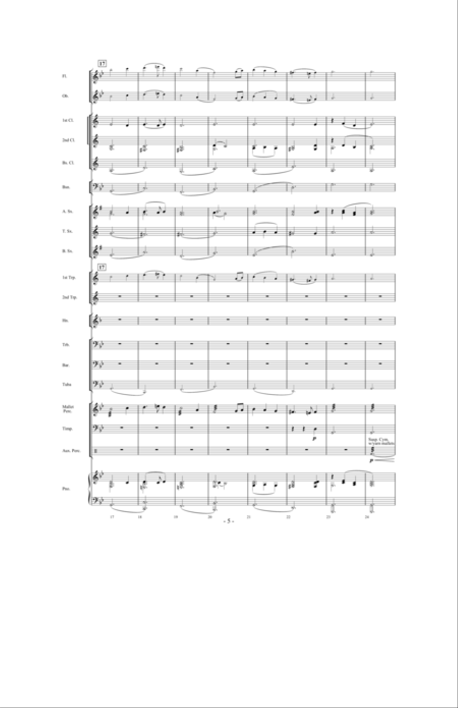A Peaceful Christmas Concert Band scores gallery preview page 4