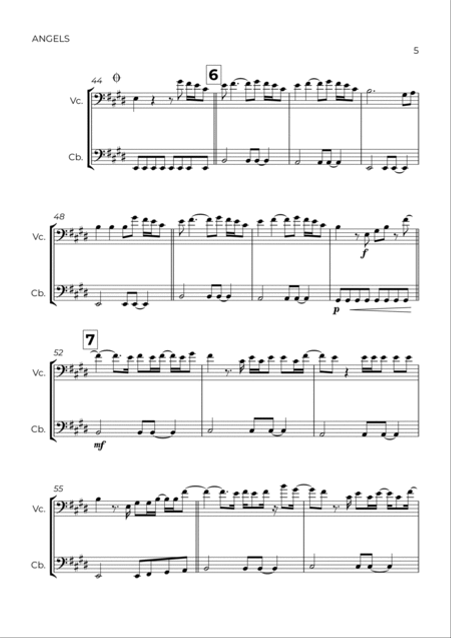 Angels String Duet scores gallery preview page 5