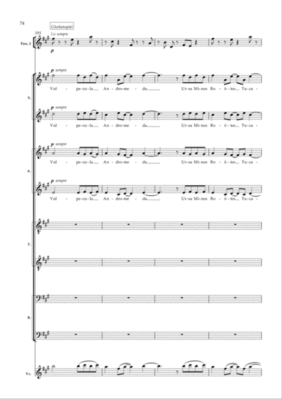 To the Field of Stars To the Field of Stars 4-Part scores gallery preview page 18