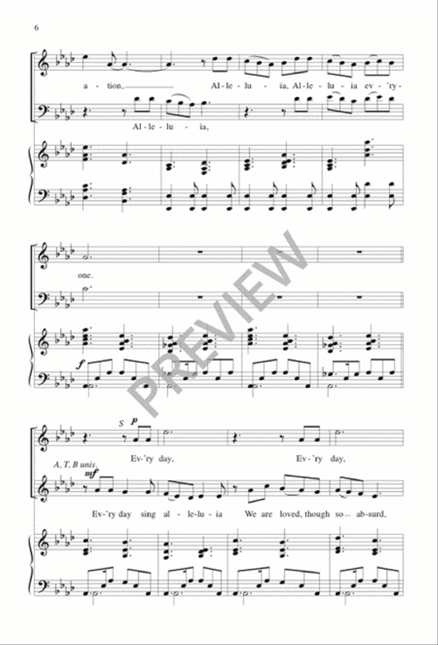 Sing a Happy Alleluia 3-Part scores gallery preview page 7
