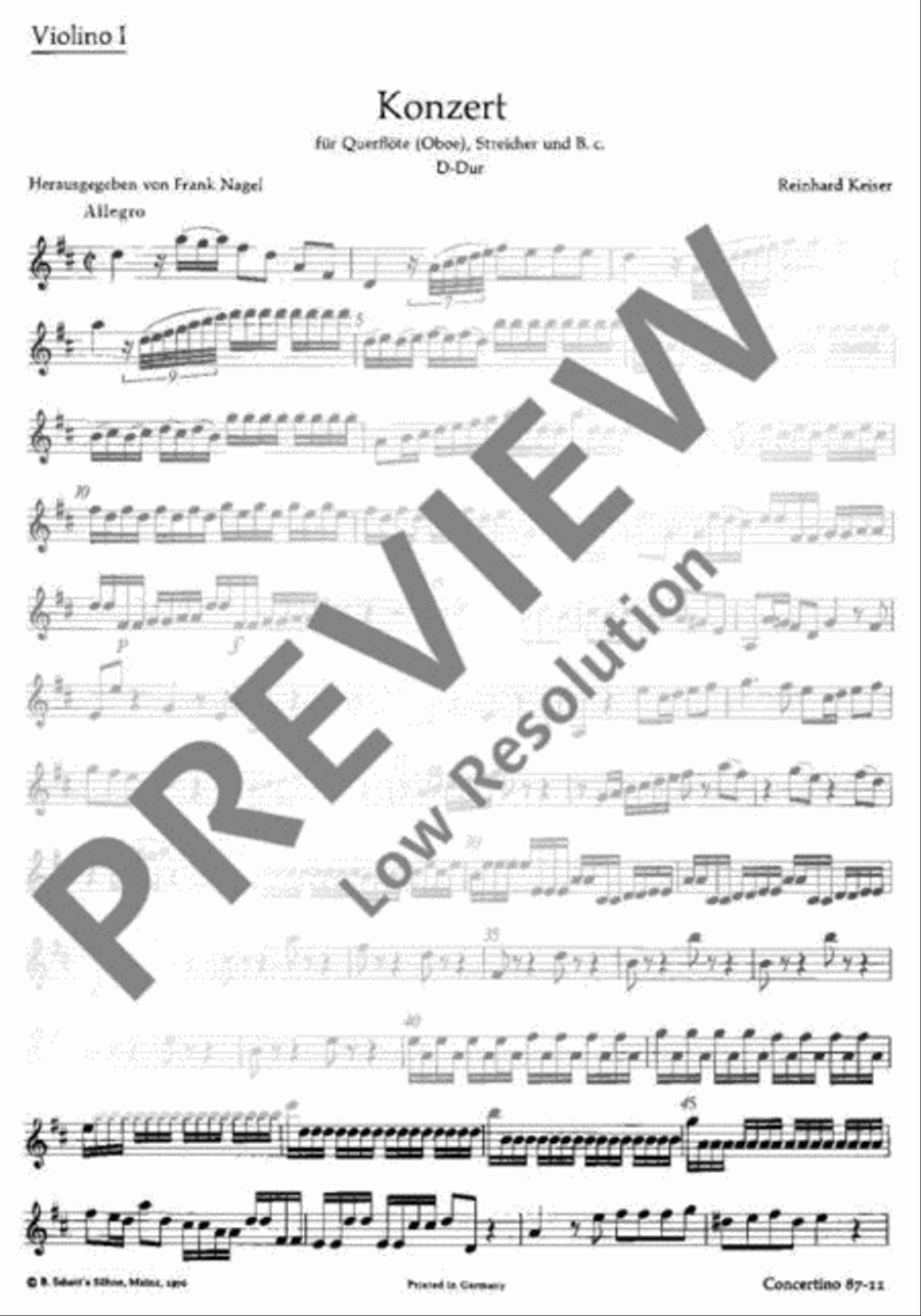 Flute Concerto D major Flute Concerto D major Flute scores gallery preview page 2