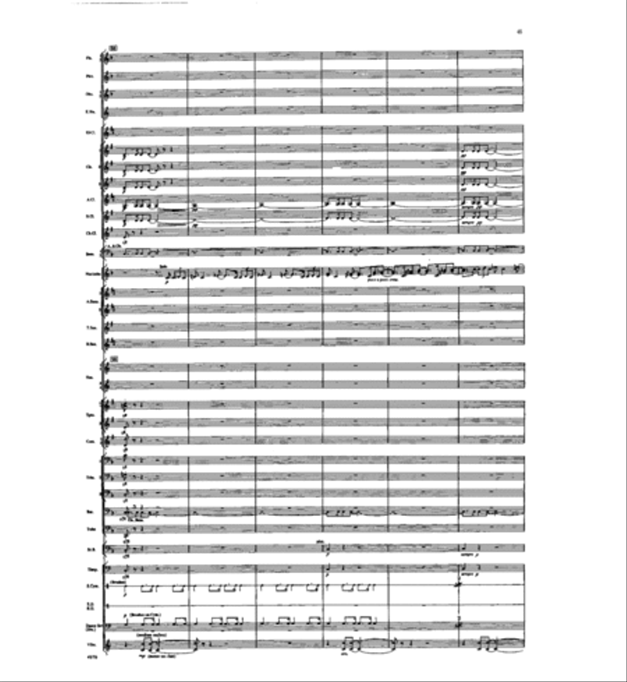 Concertino for Marimba and Winds Concert Band scores gallery preview page 43