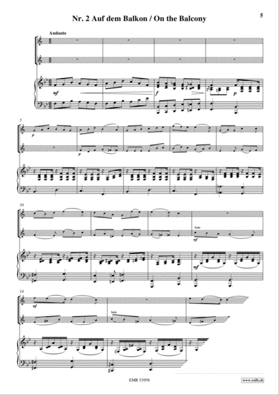 Erinnerung an Kijanitza Piano Accompaniment scores gallery preview page 4