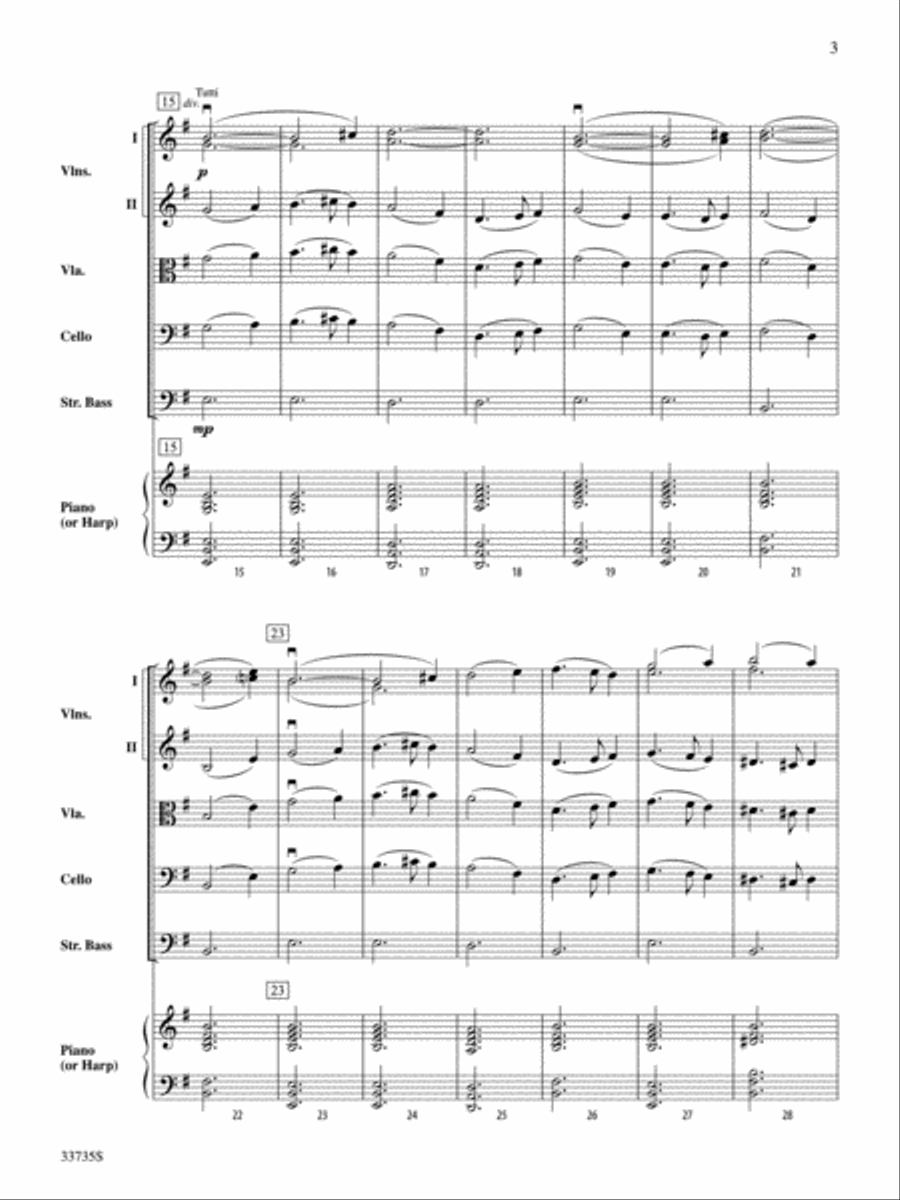Greensleeves Greensleeves String Orchestra scores gallery preview page 3