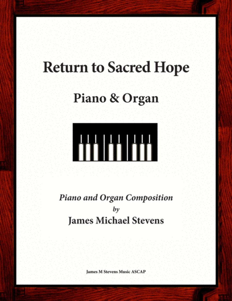 Return to Sacred Hope - Piano & Organ image number null