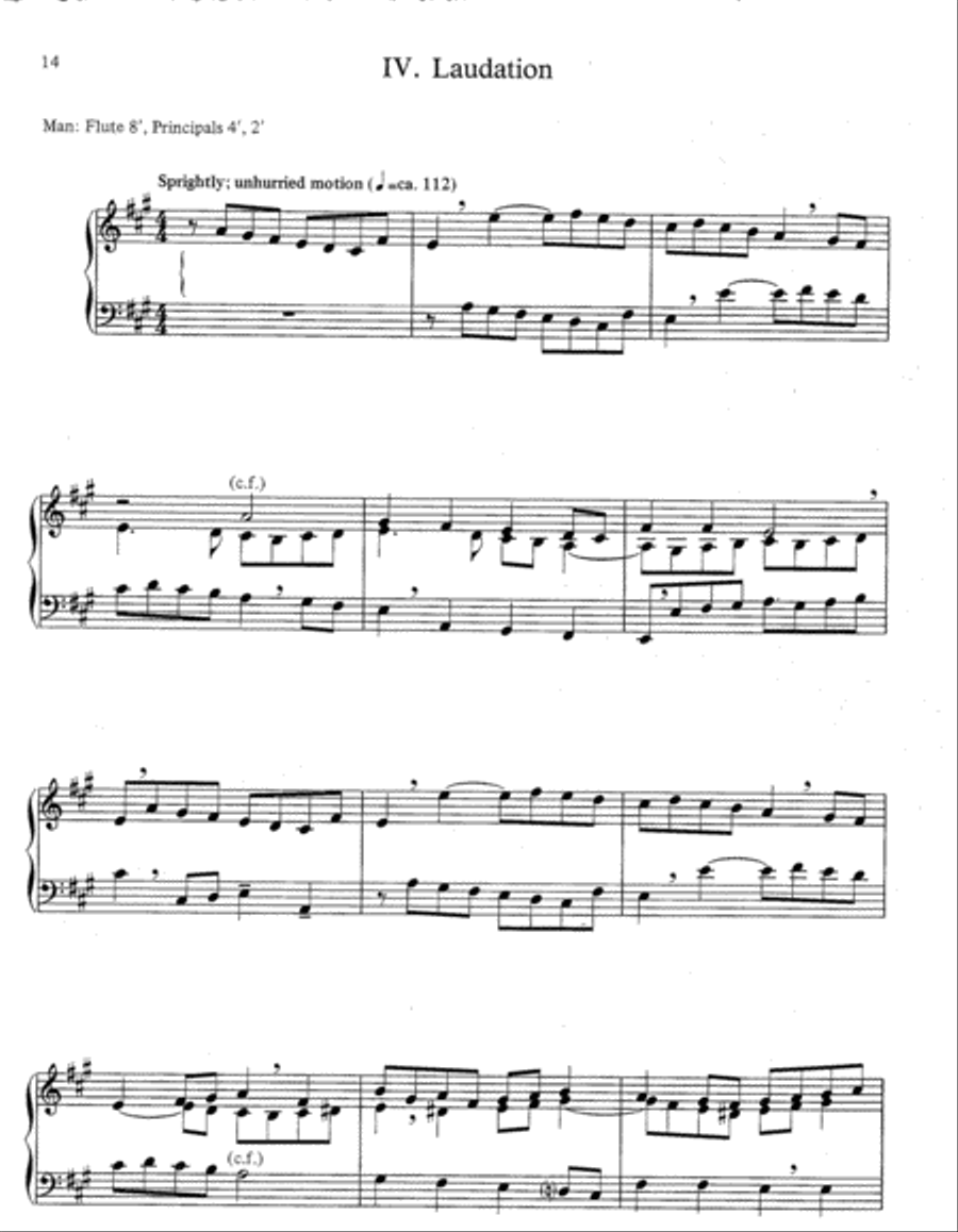 Chorale-Partita on Lord, You I Love With All My Heart Organ scores gallery preview page 5